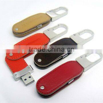 Promotional Colorful Leather USB Flash Drives Bulk Cheap