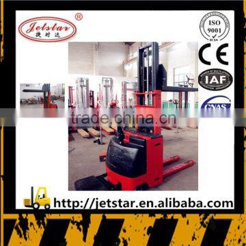 China Jetstar high mast electric pallet forklift manual