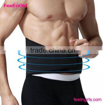 High Quality Black Waist Trimming Latex Corset Men photo-3