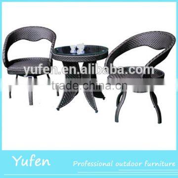 rattan dining table with aliminum leg outdoor furniture cocktail table                        
                                                Quality Choice
