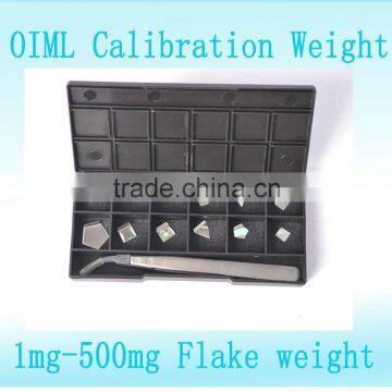 F1 pro 1mg-500mg calibration weights with abs set box