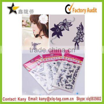 2015 New water transfer sticker, body temporary tattoo sticker for Christmas