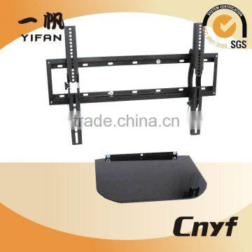 Modern DVD rack with TV bracket