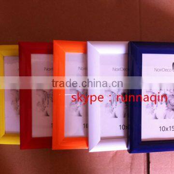 Wholesale factory direct price cheap colorful picture frame pvc plastic photo frame