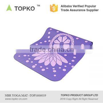 High Quality Custom Printed Thick Comfort NBR Yoga Mat