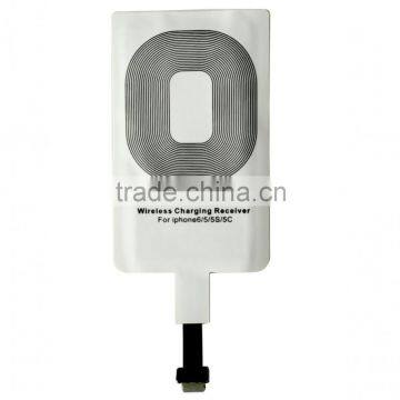 Charging Receiver QI standard wireless charger pad receiver for Iphone 5 5S 5C, receiver China factory price