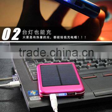 Universal 5000mAh Portable Solar Charger For digital products