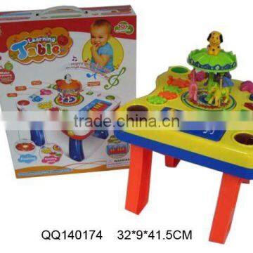 Baby learning table sound with music