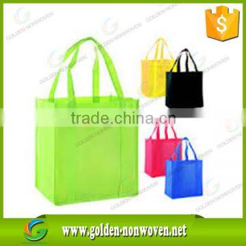 Non-woven Shopping Eco Bags/recycled yellow non-woven bag environmental protection/tnt nonwoven grocery bag