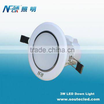 SMD new high quality high power led downlight led light manufacturer 3w rohs led downlight