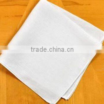 Plain cotton woman/men handkerchief