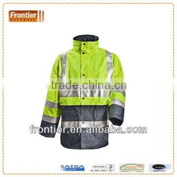 high visibility winter safety jacket, waterproof&windproof