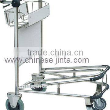 Airport baggage trolley,stainless steel