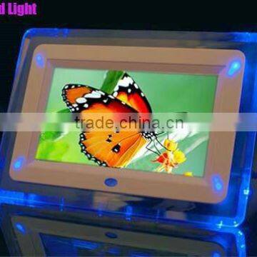 China hot offer lcd 7 inch mp4 video player blue film advertising machine