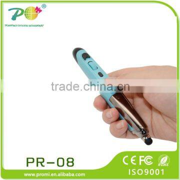 Ergonomic usb laser pointer optical wireless mouse for PPT slide changer