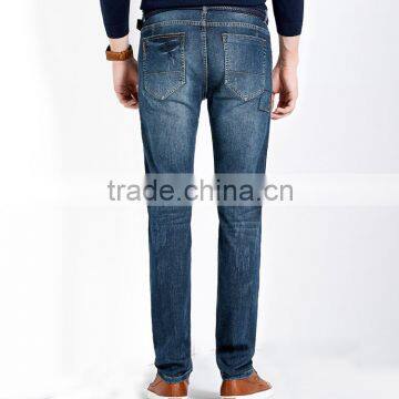 Top Design Hot Sales Men Fashion Printed Badges Low Rise Jeans photo-2