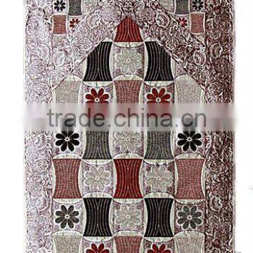 100%chenille high quality Muslim prayer rug