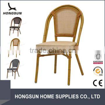 Modern stacking upholstery fabric dine chair