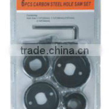 6Pcs High Carbon Steel Hole Saws Kit