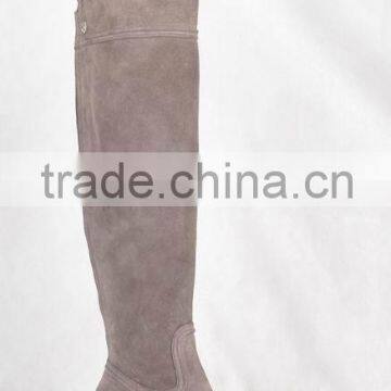 New Style Over Knee Leather Woman Boots photo-3