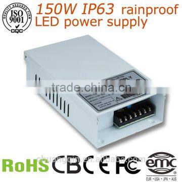 power supply ac dc 24v 150w 12v/24v rainproof electronic led driver IP63