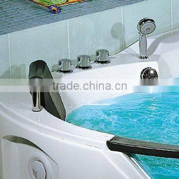 Black European Standard Whirlpool 100% Acrylic Bathtub photo-3