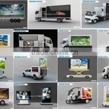 Outdoor Usage LED Advertising Vehicles, Ad Vans, Ad Trailers