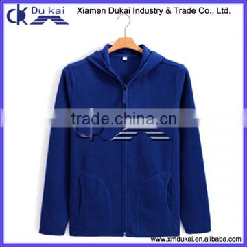 Men's polar fleece jacket, men's knitted wear, cheap fleece hooded jacket