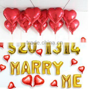 40 Inch Number Balloons Golden Foil Helium Balloon for Party Decoration Globos photo-2