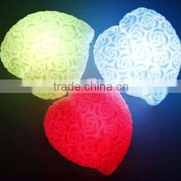 Wholesale Color Changing Heart Shaped LED Floating Light for Holiday