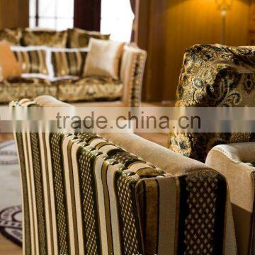 Luxury Sofa Home Furniture Flower Fabric Sofa, AL171