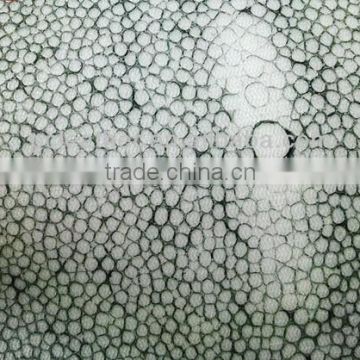 embossed pu faux shagreen leather made in china