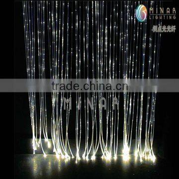 high quality 0.75mm decorative plastic ceiling side glow optic fiber light