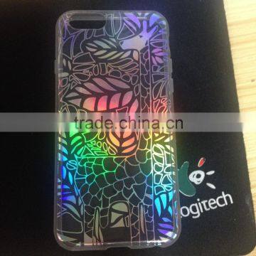 Laser New Technology Design Case for Iphone 6 6s Case With TPU Bumper and PC Back
