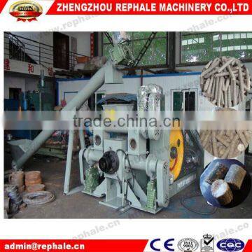 Biomass briquette press machine for environmental fuel