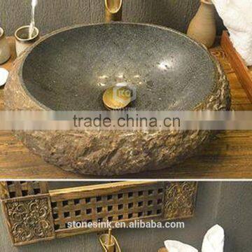 Custom size natural bathroom cheap stone sink
