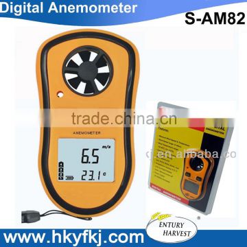 Portable wind measuring instrument vane anemometer thermometer