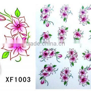 2016 Newest XF Series Water Nail Art Sticker Transfer Printing Water Decals Nail Art Decoration Quality Choice photo-4