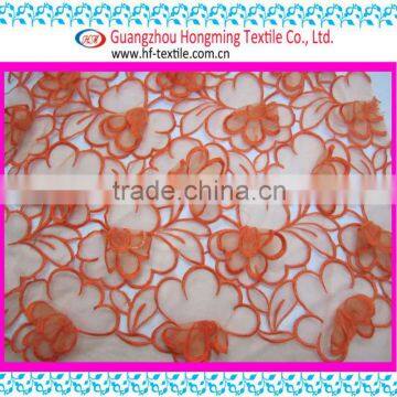 luxurious organdy embroidery fabric