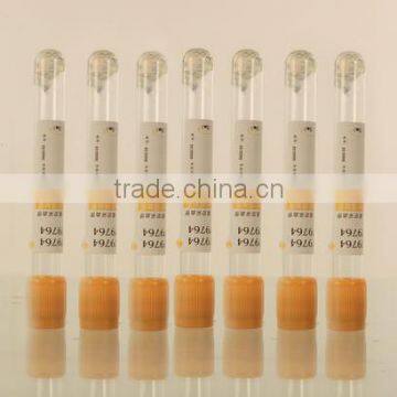 blood test tube with additive gel&activator (CE/ISO)