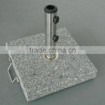 Square Or Round High Quality Granite Parasol Outdoor Umbrella Base With Wheel and Handle