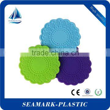 2016 custom colorful fancy coffee cup mat drinking coaster
