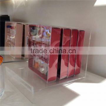 Lucite high quality display tray, clear plexiglass display rack, laminate shelves wholesale