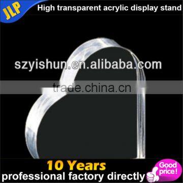 Customized acrylic heart shaped paperweight