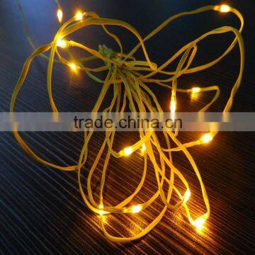 Soft PVC 2m 20led warmwhite christmas string lights