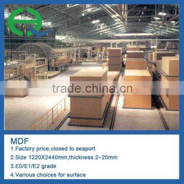 2.5mm-25mm melamine mdf board prices/mdf