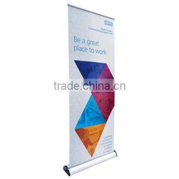 Beijing exhibition customized 80 x 120 cm roll up horizontal banner stand