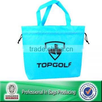 Lead-free Shell Cinch Tote Non Woven Promotional Drawstring Bag