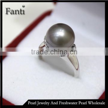 black pearl price real natural pearl ring real 925 silver ring