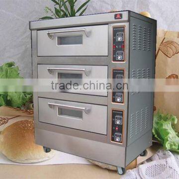 Electric 3 Layers 6 Pans Bread Cake Bakery Oven for bakery shop